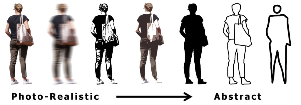 Photoshop: Freigestellte Personen in Architektur Rendering einfügen